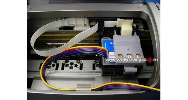 內壓式無海綿墨盒連供系統改造